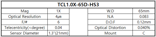 TCL1.0X-65D-HS3 상세스펙 1