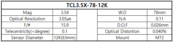 TCL3.5X-78-12K 상세스펙 1